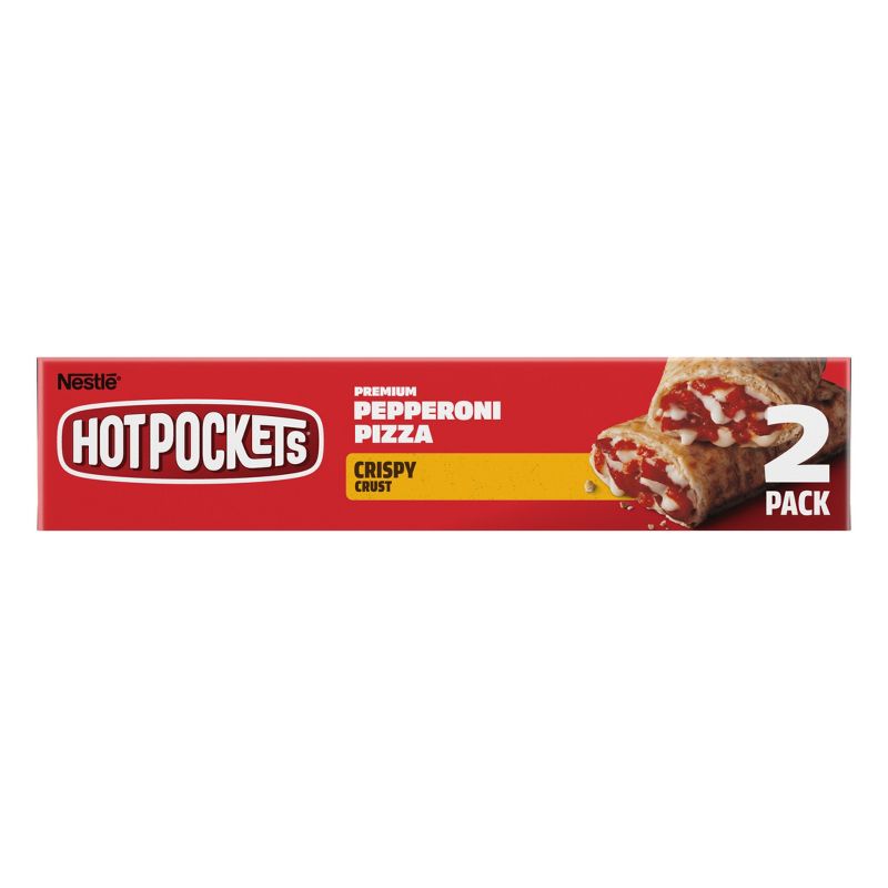 Hot Pockets Frozen Crispy Crust Premium Pepperoni Pizza - 9oz/2ct, 6 of 8