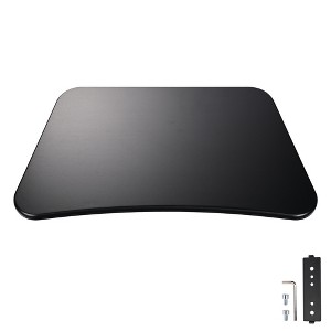 Yescom Sliding Desktop Keyboard Tray for PC Mobile Cart Medical Trolley Cart Office Black - 1 of 4