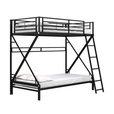 small space twin over twin bunk bed