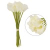 Unique Bargains Bridal Wedding Party Calla Lily Artificial Flowers Bouquet 12 Pcs - 4 of 4