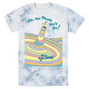 Men's Dr. Seuss Oh The Places You'll Go Book Cover T-Shirt - 1 of 4