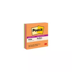 Post-it 3pk 4"x4" Super Sticky Notes 70 Sheets/Pad - Rio de Janeiro Collection