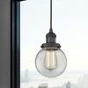 Beacon - 1 Light Cord Hung Mini Pendant In Industrial Style-9.5 Inches Tall and 6 Inches Wide - 2 of 2