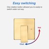 WOWOW Single Handle 1-Spray Shower Faucet 1.8 GPM with High Pressure Valve in Brushed Nickel - 3 of 4