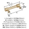 Amerock Faircrest Pull for Cabinets, Drawers, and Furniture - 4 of 4