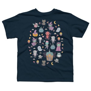 Boy's Design By Humans Cute Halloween By kostolom3000 T-Shirt - 1 of 2