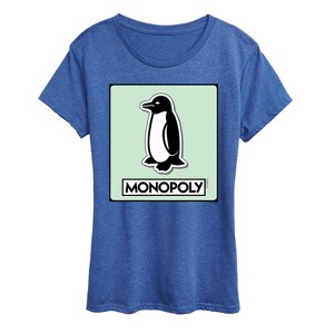 Women's - Monopoly - Penguin Game Token Short Sleeve Graphic T-Shirt - 1 of 4