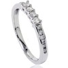 Pompeii3 1/3ct Diamond Wedding Ring 14K White Gold - 2 of 4
