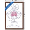 Trends International Disney Simple Moments Line Art - Mickey Mouse Framed Wall Poster Prints - 3 of 4