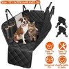 iMountek "Waterproof Dog Car Seat Cover, Scratchproof Pet Back Seat Hammock with 2 Door Slide Straps for SUV"Black - 2 of 4