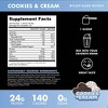 Blessed Plant Based Vegan Protein Powder - 23g of Pea Protein Powder, Dairy Free, Gluten Free, Soy Free - 30 Servings (Cookies & Cream) - 2 of 4
