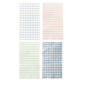 Daydream Society - Gingham Guest Napkins - Pack of 16 Paper Napkins, 4 of Each Color - 1 of 4