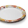 10ct 10" Thanksgiving Paper Party XL Plate Wreath - 3 of 3
