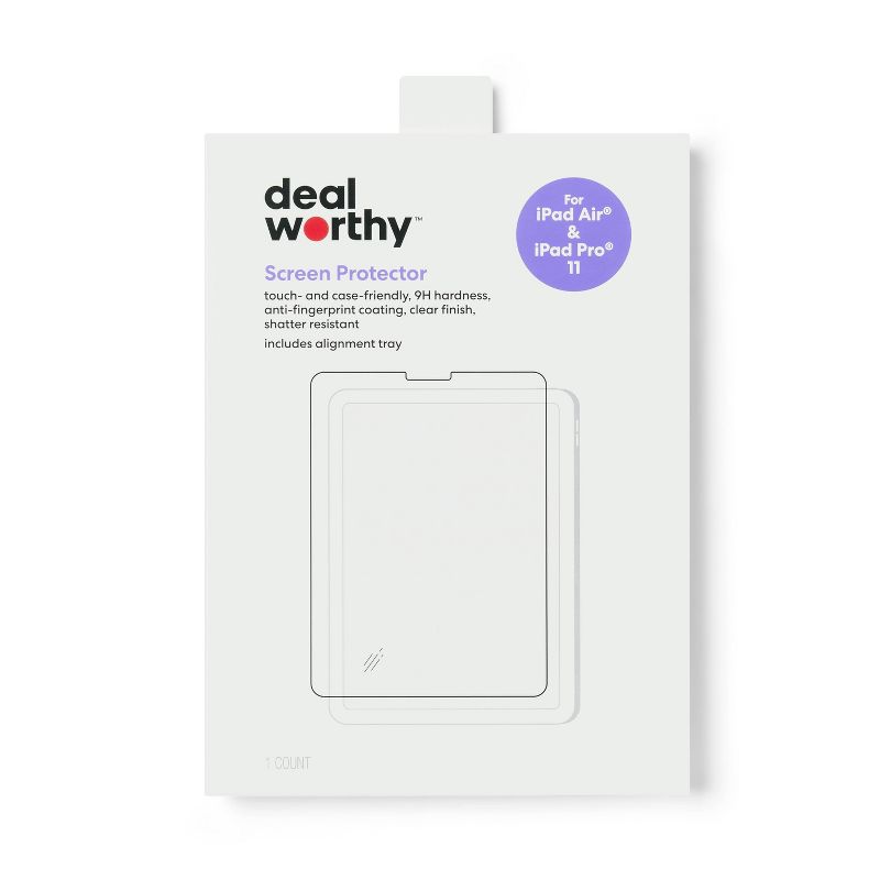 Screen Protector for iPad Pro 11/Air - dealworthy&#8482;, 1 of 6