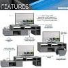 Sapphtopaz TV Stand for TVs Entertainment Center with Drawers and Open Shelves, TV Stands for Living Room - 4 of 4