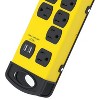 Digital Energy® 8-Outlet Metal Surge Protector Power Strip with 2 USB Ports (6 Ft. cord; Yellow/Black) in Multicolored - 2 of 4