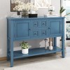 NicBex Vintage Console Table for Entryway,Entryway Table with 4 Drawers & 1 Bottom Shelf,Sofa Table for Living Room,Entrance,Kitchen - 3 of 4