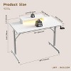 Bestier Gaming Desk 42" Small Computer Desk for Home Office with LED Lights & Monitor Stand - 4 of 4