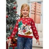 Disney Mickey Mouse & Friends Kids Unisex Christmas Holiday Pullover Sweatshirts - 2 of 4