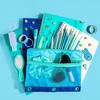 Style Lab Colorblocked Nylon and Mesh Binder Pouch with 10 Mini Erasers - 3 of 4