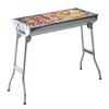 Outsunny 28" Stainless Steel Small Portable Folding Charcoal BBQ Grill Set - 4 of 4