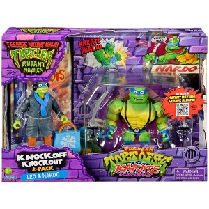 Teenage Mutant Ninja Turtles Leo and Nardo Theatrical Short Action Figure - 2pk - 1 of 4