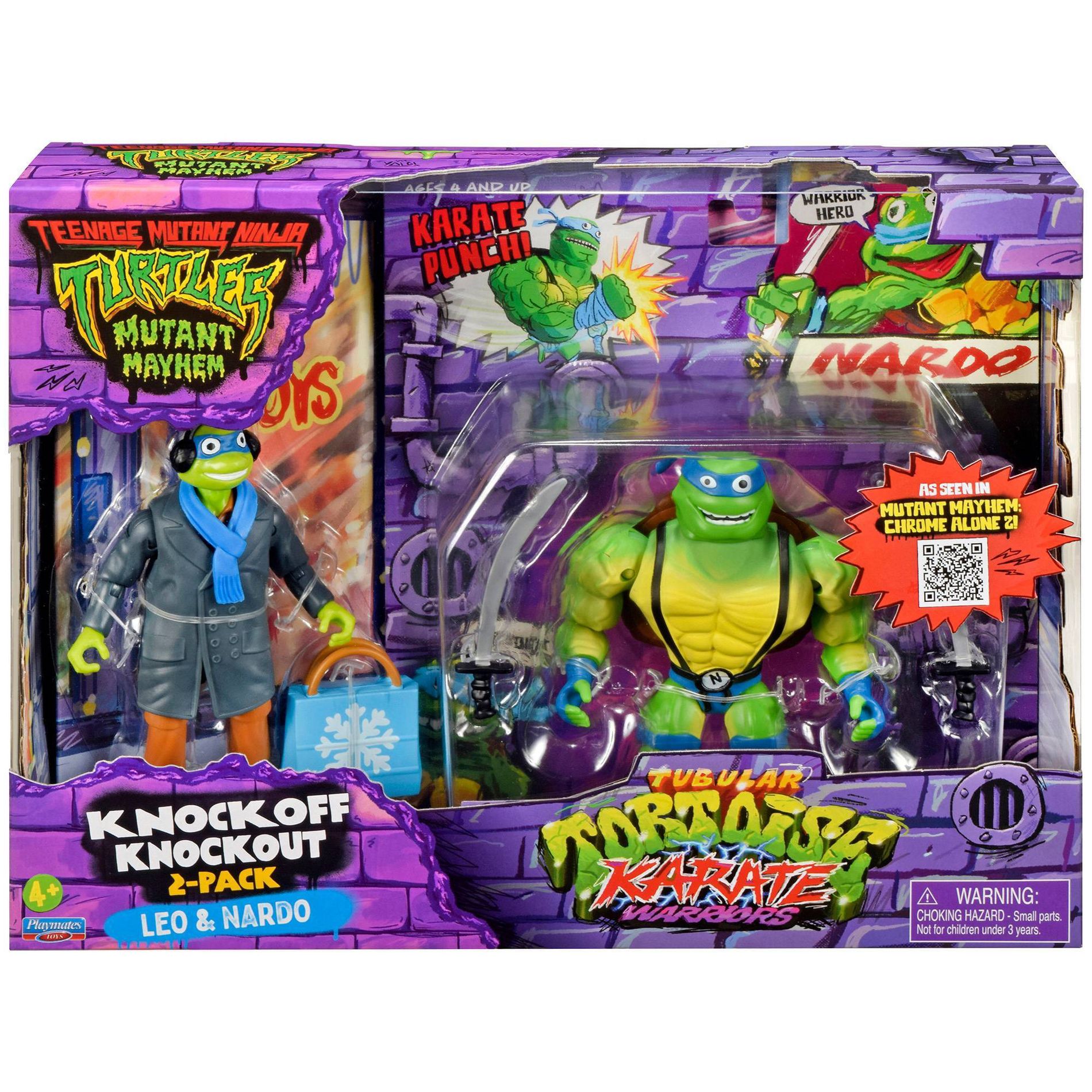Teenage Mutant Ninja Turtles Leo and Nardo Theatrical Short Action Figure - 2pk