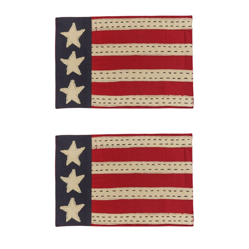 Park Designs Star Spangled Accent Mat - Set of 2, 3 of 5