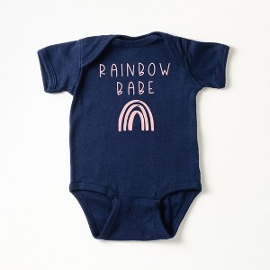 The Juniper Shop Rainbow Babe Baby Bodysuit - 18mo - Navy - 1 of 2