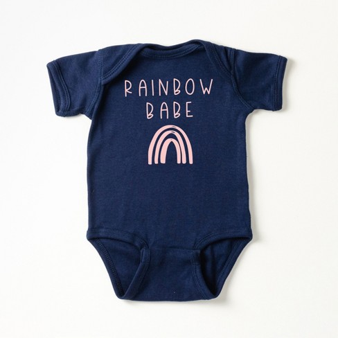 The Juniper Shop Rainbow Babe Baby Bodysuit 12mo Navy Target