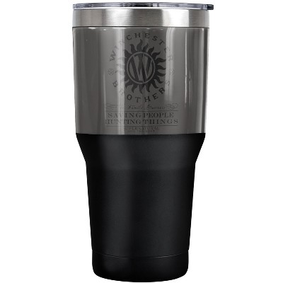 Supernatural Winchester Anti Possession Steel Tumbler 30oz Coffee Travel Mug