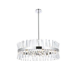 Elegant Lighting Serephina 16 - Light Chandelier in  Chrome - 1 of 4