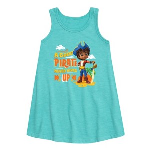 - Santiago of The Sea - A Good Pirate Graphic Sleeveless Aline Dress - 1 of 3