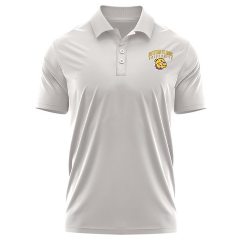 Western Illinois University Adult Men's Polo Left Chest Logo, Black - image 1 of 4