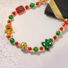 Ross-Simons Italian Multicolored Murano Glass Holiday Bead Necklace in 18kt Gold Over Sterling - 3 of 4