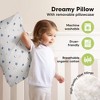 KeaBabies Jumbo Toddler Pillow with Pillowcase, 14X20 Soft Organic Toddler Pillows for Sleeping, Kids Travel Pillow - 4 of 4
