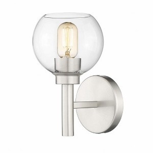 Z-Lite Sutton 1 - Light Wall Light in  Brushed Nickel - 1 of 4