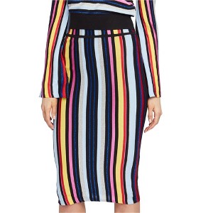 Rachel Roy Womens Multi-Stripe Pencil Skirt - 1 of 1