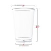 Smarty Had A Party 12 oz. Crystal Clear Plastic Party Cups - 500 pcs - 3 of 4