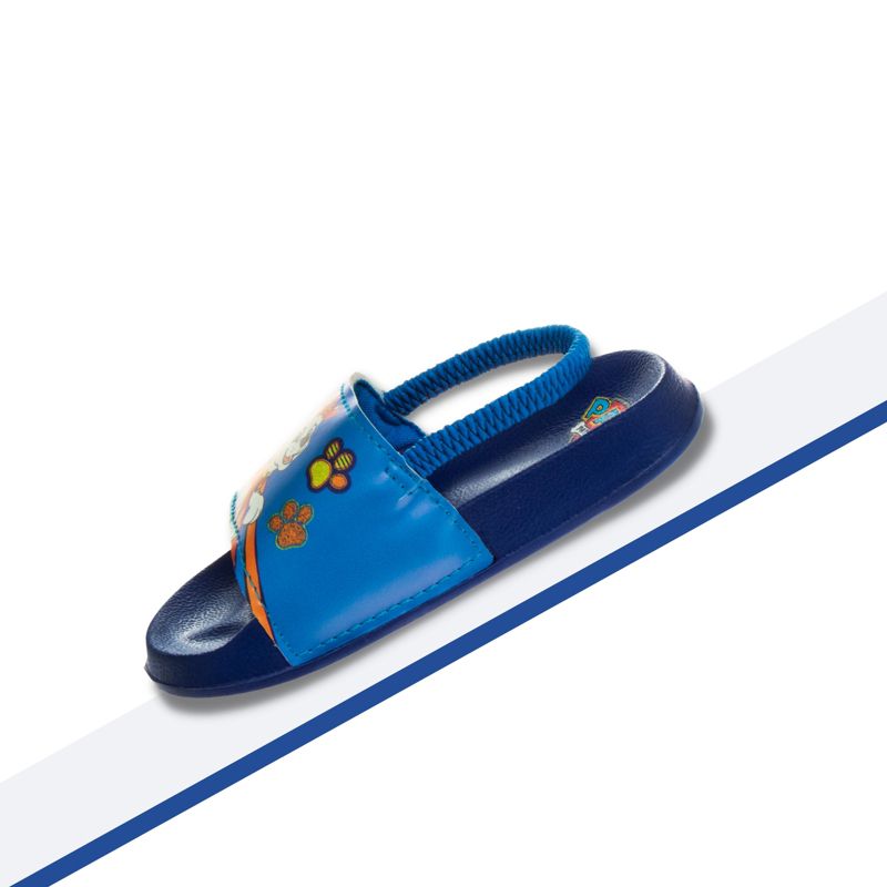 Nickelodeon Paw Patrol Kids Boys Girls Flip Flop Summer Beach Slide Sandals with back strap (Sizes 5-12 Toddler/Little Kid), 5 of 8