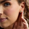 Pure Collection by Ross-Simons Turquoise Starburst Earrings With Diamond Accents in 14kt Yellow Gold - 3 of 4