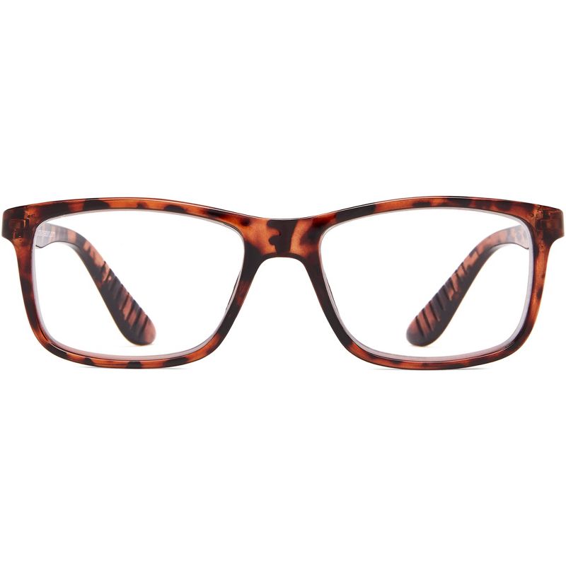 ICU Eyewear Screen Vision Rectangle Reading Glasses - Tortoise, 1 of 5