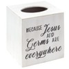 The Lakeside Collection Country Bathroom Accent - Tissue Box - 3 of 4