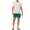 TATT 21 Men's Summer Holiday Mesh Lining Drawstring Waist Solid Board Shorts - image 2 of 4