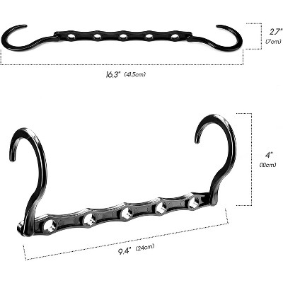 HOUSE DAY Black Magic Space Saving Hangers - Thumbnail 4
