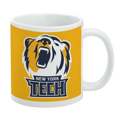 New York Institute of Technology Secondary Logo Ceramic Coffee Mug Novelty Gift Mugs for Coffee Tea and Hot Drinks 11oz White