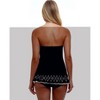 Women's Bandeau Strapless Shirred Laser Cut Swimdress - Profile By Gottex - 2 of 3
