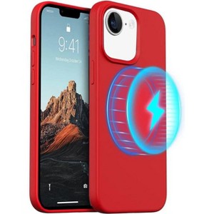 Entronix [Magnetic] Case Compatible with iPhone 16E - Soft-Touch Liquid Silicone - 1 of 4