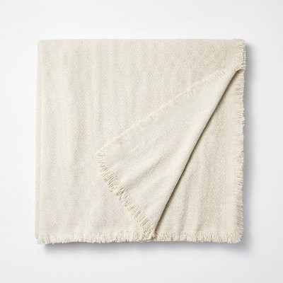 King 100% Cotton Bed Blanket Light Beige - Threshold™ designed with Studio McGee