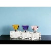 HomeRoots 3" Clear Crystal Decorative Bottle Tabletop Sculpture - 2 of 4